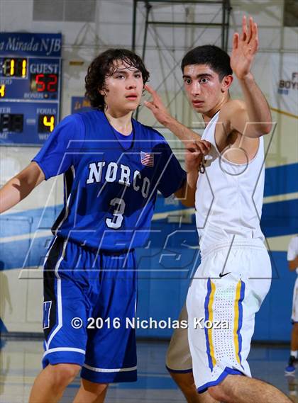 Thumbnail 1 in Norco vs. La Mirada (CIF SS Playoffs) photogallery.