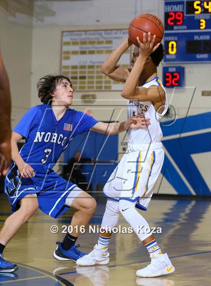 Thumbnail 2 in Norco vs. La Mirada (CIF SS Playoffs) photogallery.