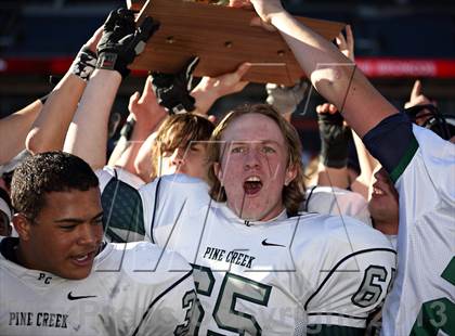Thumbnail 2 in Pine Creek vs. Montrose (CHSAA 4A Final) photogallery.