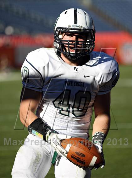 Thumbnail 2 in Pine Creek vs. Montrose (CHSAA 4A Final) photogallery.
