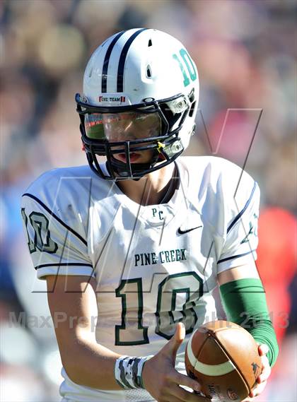 Thumbnail 2 in Pine Creek vs. Montrose (CHSAA 4A Final) photogallery.