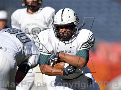 Thumbnail 3 in Pine Creek vs. Montrose (CHSAA 4A Final) photogallery.
