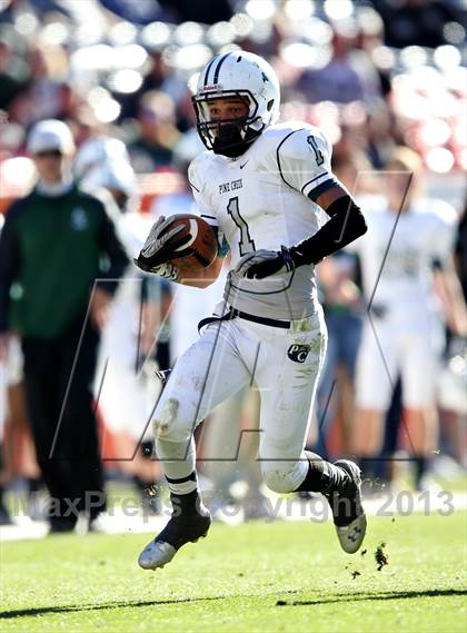 Thumbnail 2 in Pine Creek vs. Montrose (CHSAA 4A Final) photogallery.