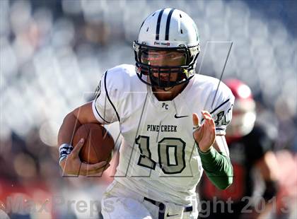 Thumbnail 1 in Pine Creek vs. Montrose (CHSAA 4A Final) photogallery.