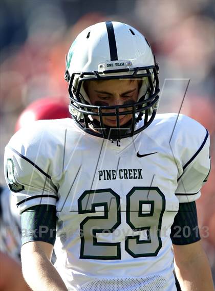 Thumbnail 1 in Pine Creek vs. Montrose (CHSAA 4A Final) photogallery.