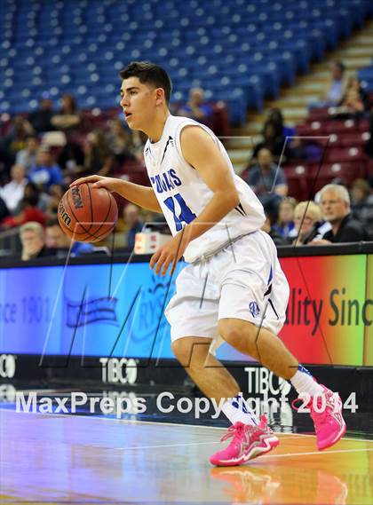 Thumbnail 3 in Capital Christian vs Central Catholic (CIF SJS D5 Final) photogallery.