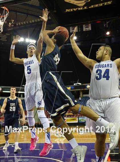 Thumbnail 3 in Capital Christian vs Central Catholic (CIF SJS D5 Final) photogallery.