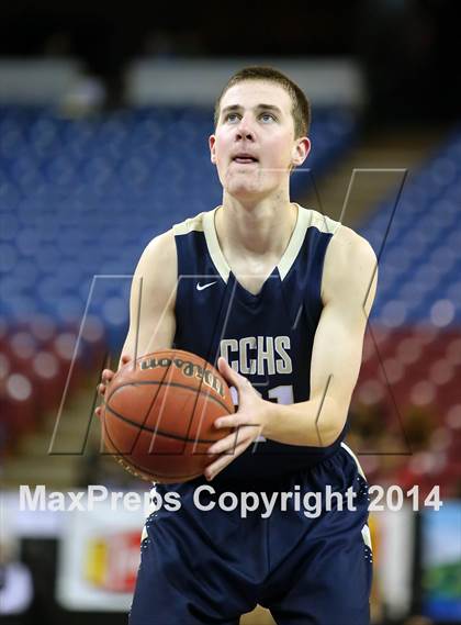 Thumbnail 3 in Capital Christian vs Central Catholic (CIF SJS D5 Final) photogallery.