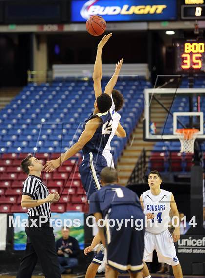 Thumbnail 2 in Capital Christian vs Central Catholic (CIF SJS D5 Final) photogallery.
