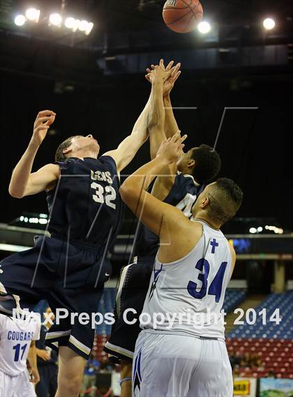 Thumbnail 3 in Capital Christian vs Central Catholic (CIF SJS D5 Final) photogallery.