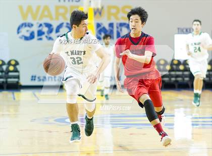 Thumbnail 2 in St. Mary's vs. Saratoga (S.C. Warriors NorCal Tournament) photogallery.