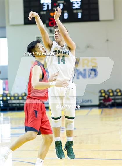 Thumbnail 3 in St. Mary's vs. Saratoga (S.C. Warriors NorCal Tournament) photogallery.