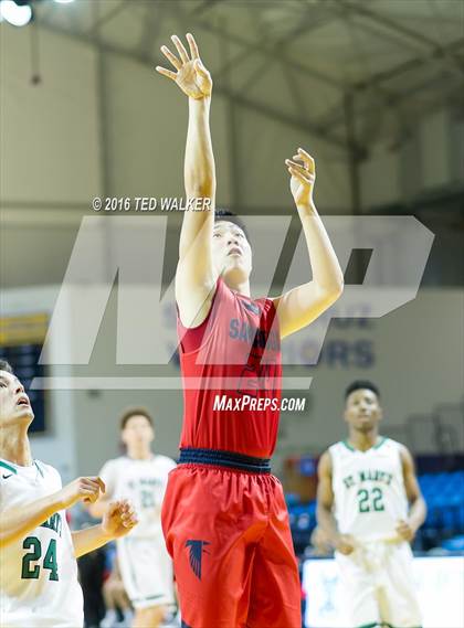 Thumbnail 2 in St. Mary's vs. Saratoga (S.C. Warriors NorCal Tournament) photogallery.