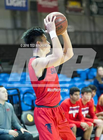 Thumbnail 2 in St. Mary's vs. Saratoga (S.C. Warriors NorCal Tournament) photogallery.
