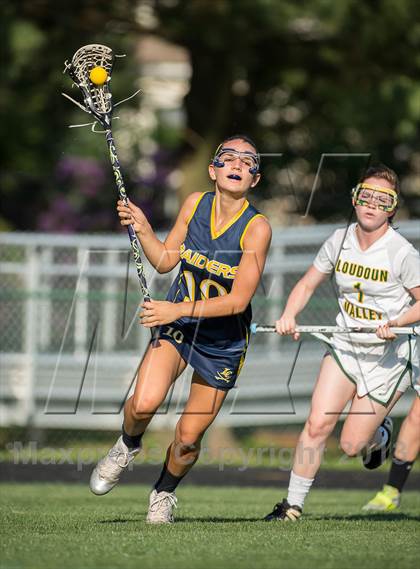 Thumbnail 2 in Loudoun County vs Loudoun Valley (AA Northern Sectional First Round) photogallery.