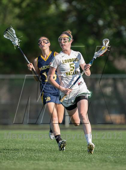 Thumbnail 1 in Loudoun County vs Loudoun Valley (AA Northern Sectional First Round) photogallery.