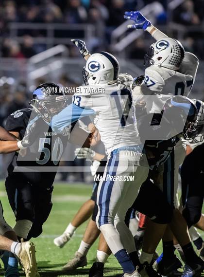 Thumbnail 2 in Central Valley Christian @ Pleasant Valley (CIF 4-AA Championship) photogallery.