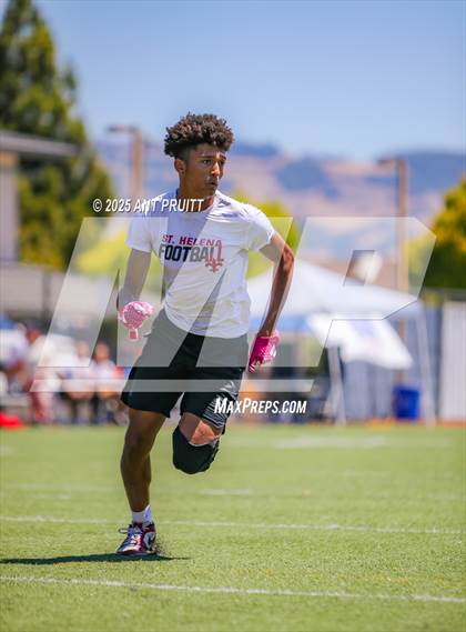 Thumbnail 3 in Ukiah vs St. Helena (D1 Bound Academy 7 on 7 Tournament) photogallery.