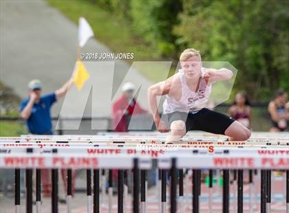 Thumbnail 2 in 2018 Loucks Games (Outdoor Pentathlon #1 Mens 110 Meter Hurdles) photogallery.