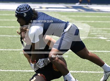 Thumbnail 1 in San Clemente vs. St. John Bosco (Brave 8 Invitational) photogallery.