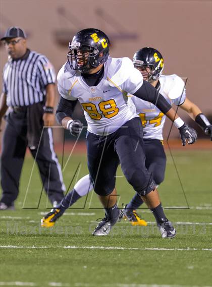 Thumbnail 3 in Warren vs. East Central (UIL 5A Bi-District Playoff) photogallery.
