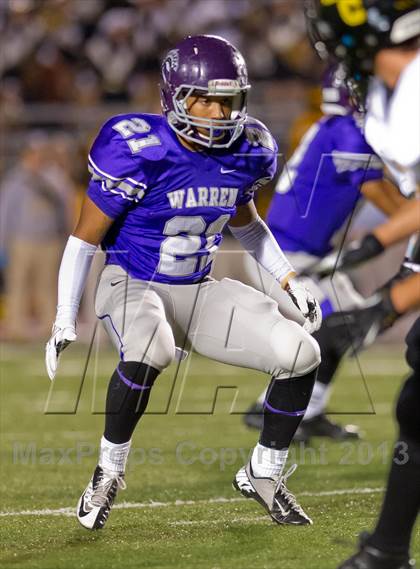 Thumbnail 2 in Warren vs. East Central (UIL 5A Bi-District Playoff) photogallery.
