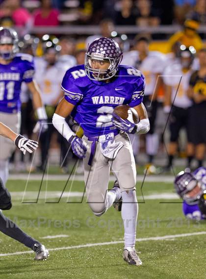 Thumbnail 2 in Warren vs. East Central (UIL 5A Bi-District Playoff) photogallery.