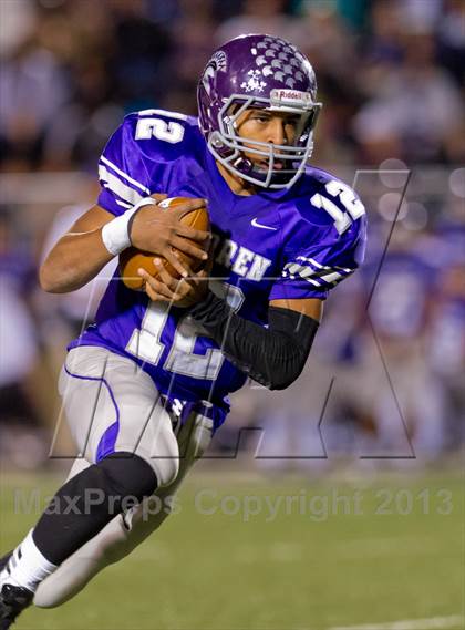Thumbnail 2 in Warren vs. East Central (UIL 5A Bi-District Playoff) photogallery.