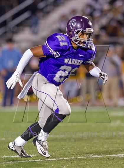Thumbnail 3 in Warren vs. East Central (UIL 5A Bi-District Playoff) photogallery.
