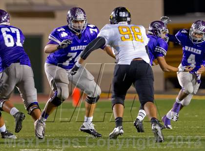Thumbnail 2 in Warren vs. East Central (UIL 5A Bi-District Playoff) photogallery.