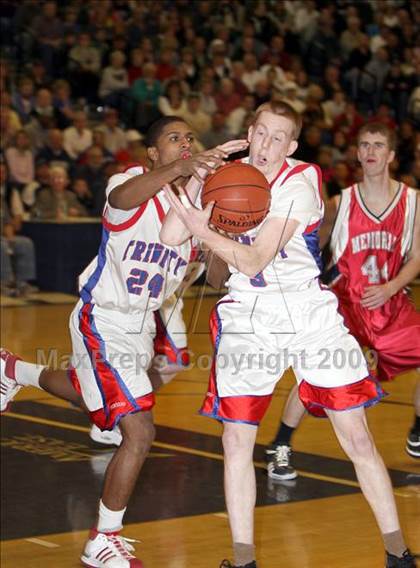 Thumbnail 2 in Trinity vs Manchester Memorial (NHIAA Class L Final) photogallery.