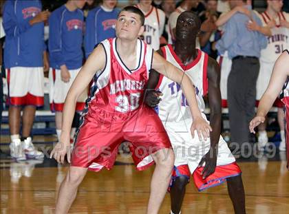 Thumbnail 2 in Trinity vs Manchester Memorial (NHIAA Class L Final) photogallery.