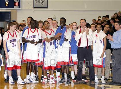 Thumbnail 1 in Trinity vs Manchester Memorial (NHIAA Class L Final) photogallery.
