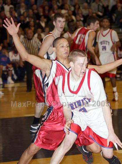 Thumbnail 1 in Trinity vs Manchester Memorial (NHIAA Class L Final) photogallery.