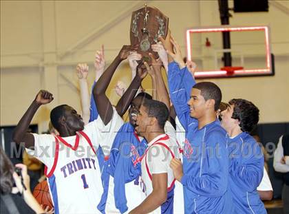Thumbnail 3 in Trinity vs Manchester Memorial (NHIAA Class L Final) photogallery.