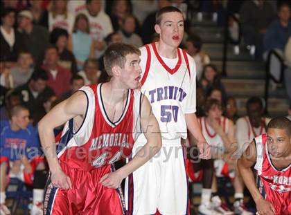 Thumbnail 2 in Trinity vs Manchester Memorial (NHIAA Class L Final) photogallery.