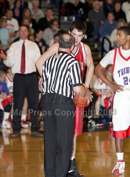 Thumbnail 1 in Trinity vs Manchester Memorial (NHIAA Class L Final) photogallery.