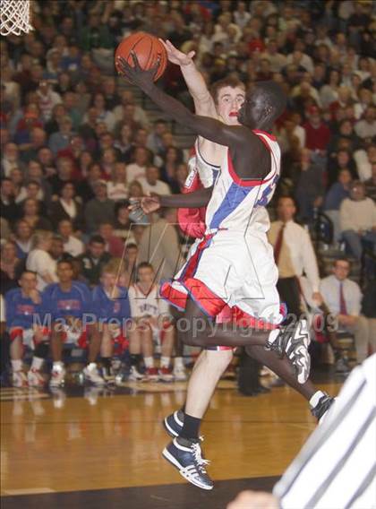 Thumbnail 2 in Trinity vs Manchester Memorial (NHIAA Class L Final) photogallery.