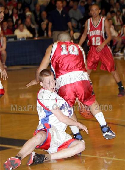 Thumbnail 2 in Trinity vs Manchester Memorial (NHIAA Class L Final) photogallery.