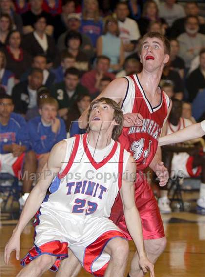 Thumbnail 3 in Trinity vs Manchester Memorial (NHIAA Class L Final) photogallery.