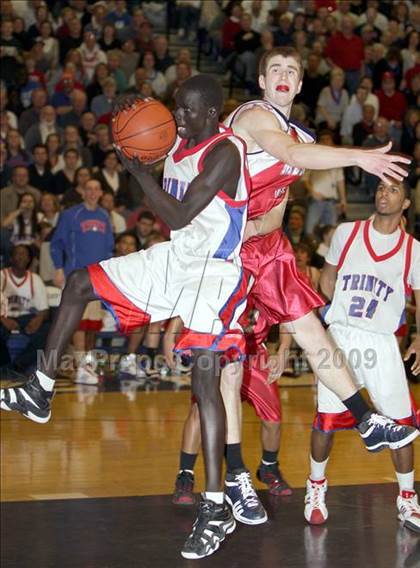 Thumbnail 1 in Trinity vs Manchester Memorial (NHIAA Class L Final) photogallery.