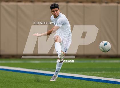 Thumbnail 3 in Palestine vs Hidalgo Early College (UIL 4A Soccer Final) photogallery.