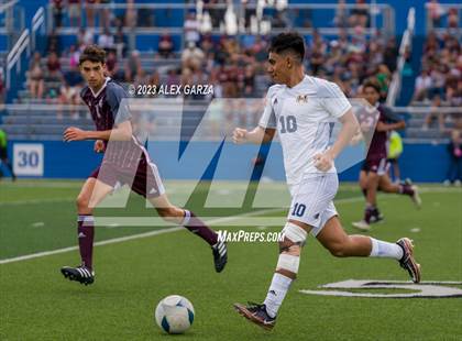 Thumbnail 3 in Palestine vs Hidalgo Early College (UIL 4A Soccer Final) photogallery.