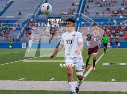 Thumbnail 1 in Palestine vs Hidalgo Early College (UIL 4A Soccer Final) photogallery.