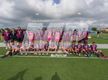 Thumbnail 3 in Palestine vs Hidalgo Early College (UIL 4A Soccer Final) photogallery.