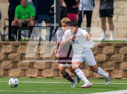Thumbnail 3 in Palestine vs Hidalgo Early College (UIL 4A Soccer Final) photogallery.
