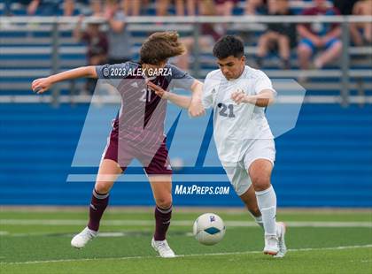 Thumbnail 3 in Palestine vs Hidalgo Early College (UIL 4A Soccer Final) photogallery.