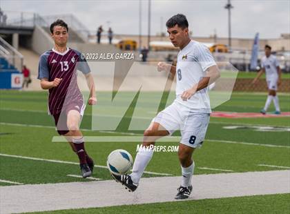 Thumbnail 2 in Palestine vs Hidalgo Early College (UIL 4A Soccer Final) photogallery.