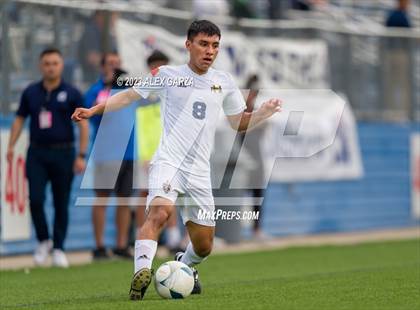Thumbnail 3 in Palestine vs Hidalgo Early College (UIL 4A Soccer Final) photogallery.