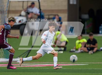 Thumbnail 1 in Palestine vs Hidalgo Early College (UIL 4A Soccer Final) photogallery.
